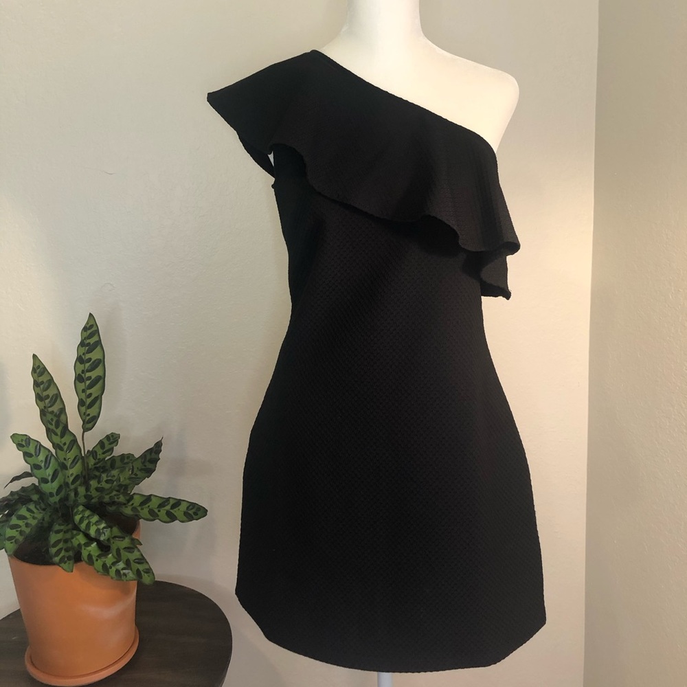Cupcakes and Cashmere one shoulder  LBD NWT